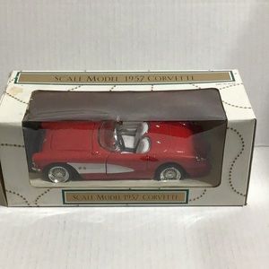 Vintage 1957 Corvette Scale Model Car